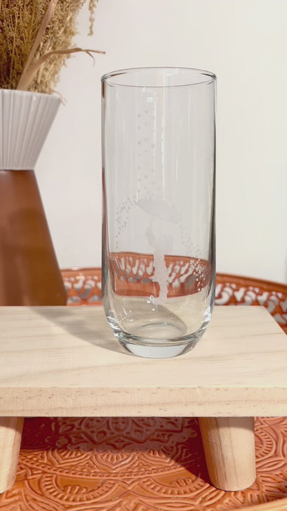 Verres à eau/soda       « la petite Fille et le Parapluie »